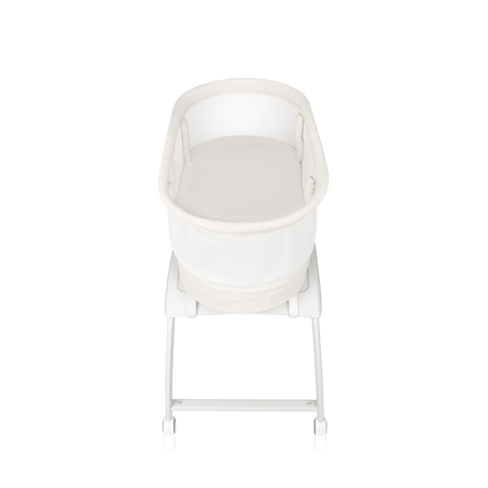 Lionelo Coral - łóżeczko, kołyska z funkcją wagi White