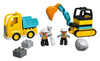 Ciężarówka i koparka gąsienicowa 10931 Lego Duplo