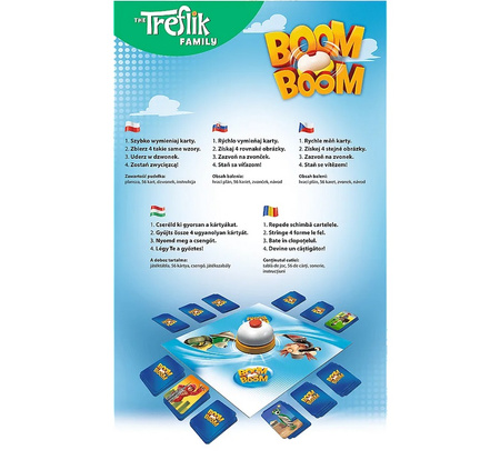 Trefl Gra Boom Boom Rodzina Treflików