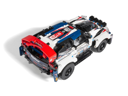 Auto wyścigowe Top Gear sterowane przez aplikację Lego Technic 42109