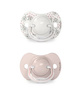 Suavinex Smoczek fizjologiczny SX Pro silikonowy 2szt. 0-6m  Różowy