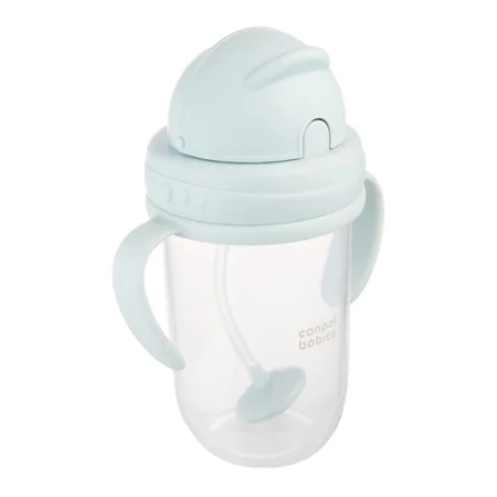 Canpol babies Kubek niekapek z rurką i odważnikiem 270 ml Zielony
