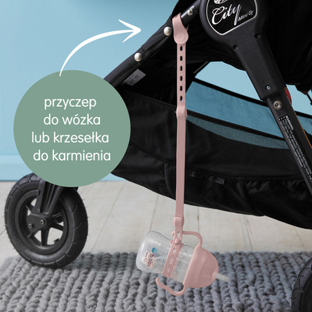 B.Box Silikonowa miseczka z przyssawką i pokrywką Blush