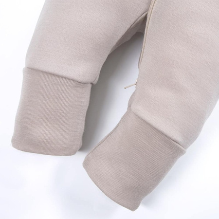 Eevi Pajac z wełny Merino beżowy 56 - 62