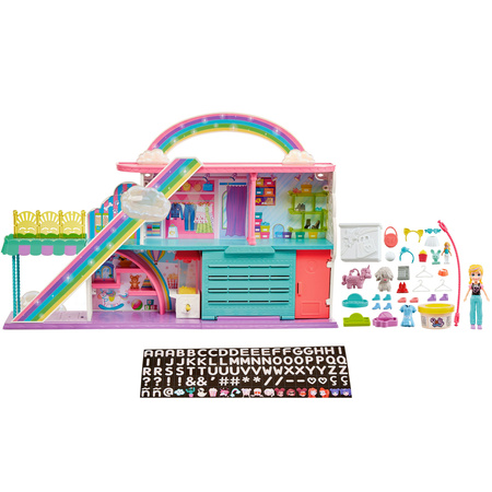 Mattel Polly Pocket Tęczowe centrum handlowe zestaw HHX78