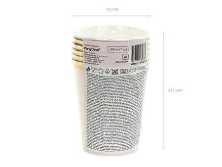 Kubeczki Kotek, 200ml (1 op. / 6 szt.)