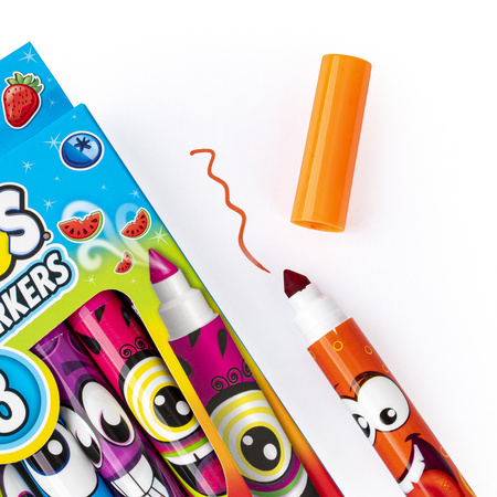 Scentos Pachnące Markery - Śmieszne Minki 8 szt.