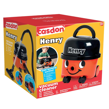 Casdon Zabawkowy odkurzacz z funkcją ssania Hetty dla dzieci