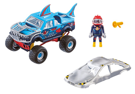 Pokaz kaskaderski Monster Truck Rekin Playmobil 70550