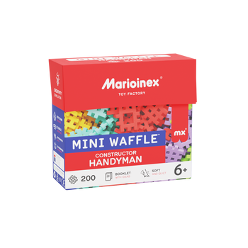 Marioinex Mini Waffle Zestaw Konstruktor Majster 200 szt.