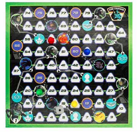 Buzz Astral Lightyear - Zestaw 4 gier planszowych