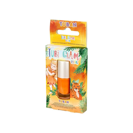 Tuban Tubi Glam lakier zmywalny wodą, pomarańczowy perłowy