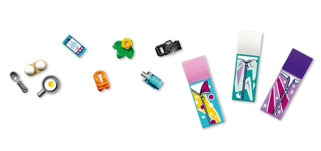 Leśny mikrobus kempingowy i żaglówka Lego Friends 41681