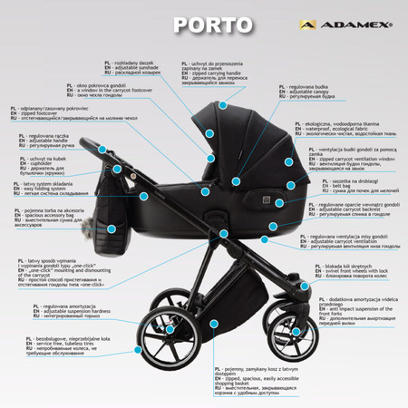 Adamex Wózek wielofunkcyjny Porto PS-18