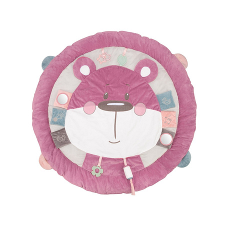 Canpol babies edukacyjna mata do zabawy 0+ PASTEL FRIENDS różowa