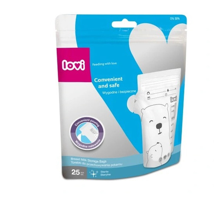 Lovi Torebki do przechowywania pokarmu 25 szt.