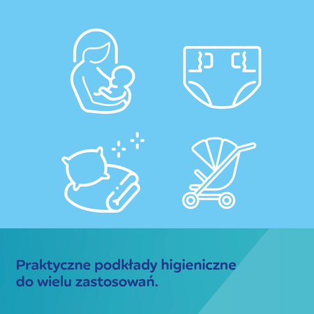 Canpol babies wielofunkcyjne podkłady higieniczne 90x60, 10+2 szt. GRATIS
