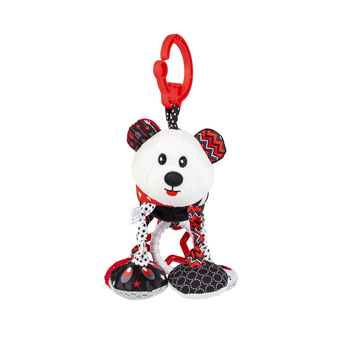 Balibazoo Zawieszka Kontrastowy Miś Jacuś z wibracją BB82395