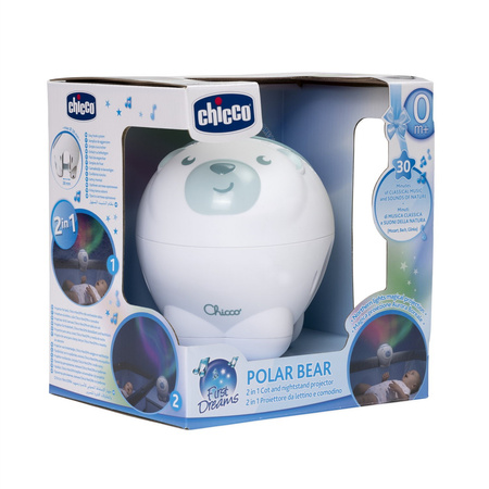 Chicco First Dreams Projektor Miś Polarny Blue