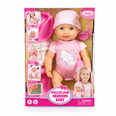 Bayer Piccolina Lalka bobas sikająca 40 cm