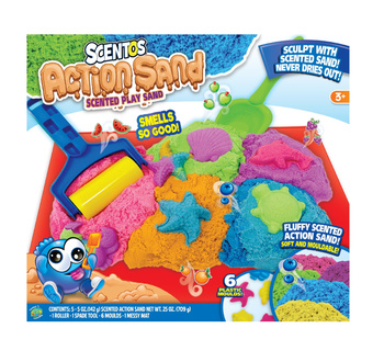 Scentos Pachnący Piasek Kinetyczny - zestaw z akcesoriami