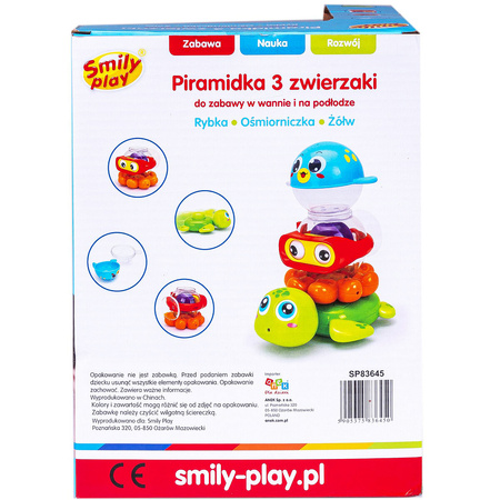 Smily Play Wesoła piramidka do kąpieli
