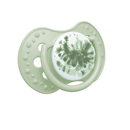 Lovi Smoczek silikonowy dynamiczny 0-3 m 2 szt. Tie Dye Green