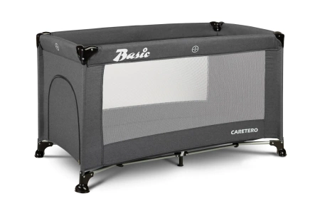 Caretero Łóżeczko turystyczne Basic Graphite