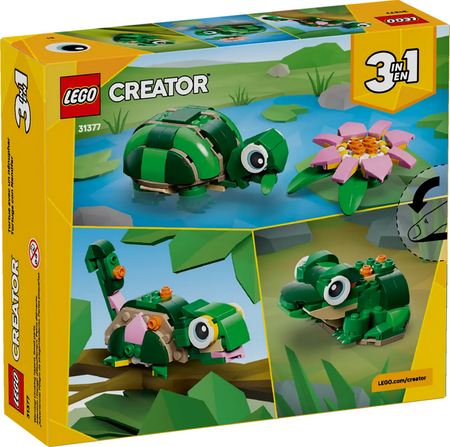 Lego 31377 Creator 3w1 Żółw i kwiat lilii wodnej