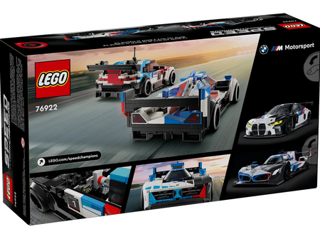 Lego 76922 Speed Champions Samochody wyścigowe BMW M4 GT3 & BMW M Hybrid V8