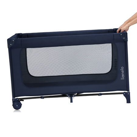 Lionelo Łóżeczko turystyczne Jasmin Easy Fold Blue Navy
