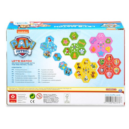 Psi Patrol Gra logiczna Łączenie w pary
