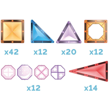 Happy Kiddo Klocki magnetyczne 112 elementów SP85302