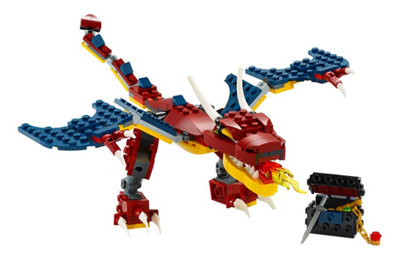 Smok ognia 31102 Lego Creator 3 w 1
