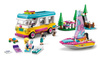 Leśny mikrobus kempingowy i żaglówka Lego Friends 41681