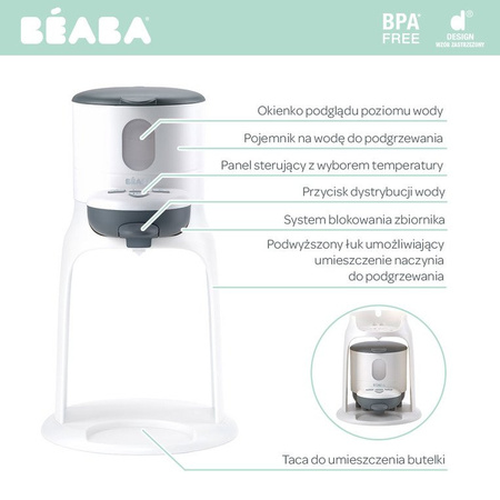 Beaba Bib'expresso Ekspres do mleka 2w1 White grey