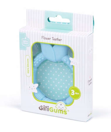 Gili Gums Gryzak Sensoryczny Kwiatek niebieski