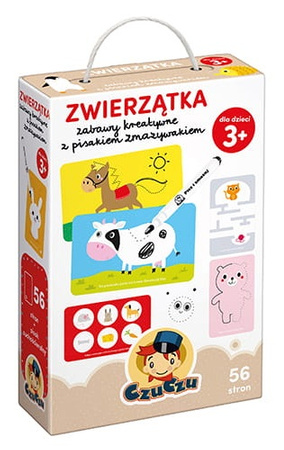 CzuCzu - Zwierzątka. Zabawy kreatywne z pisakiem zmazywakiem