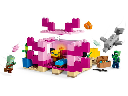 Lego 21247 Minecraft Dom aksolotla