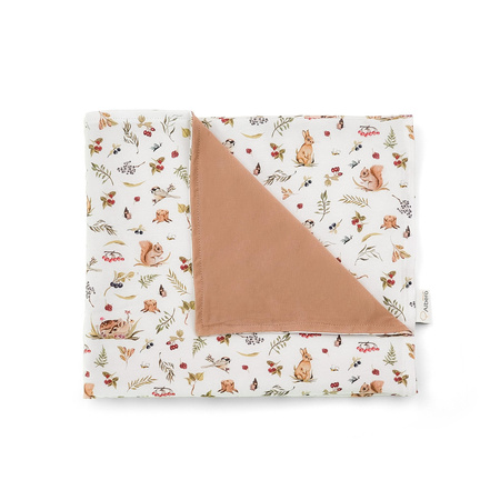 Albero Mio Kocyk bawełniany letni F003 Leśni przyjaciele