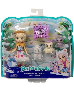 Enchantimals Lalka Odele z rodziną Sówek