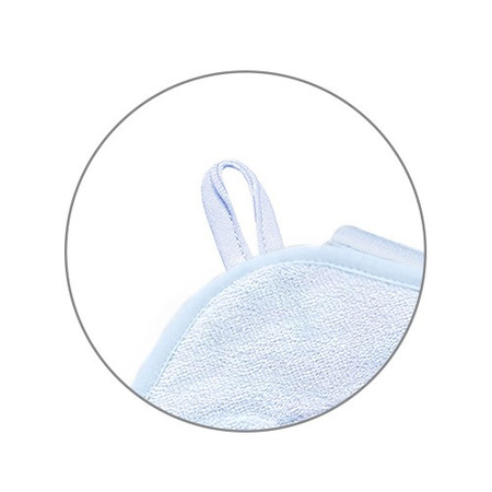 Babyono Okrycie kąpielowe bambusowe z kapturkiem 100x100 cm