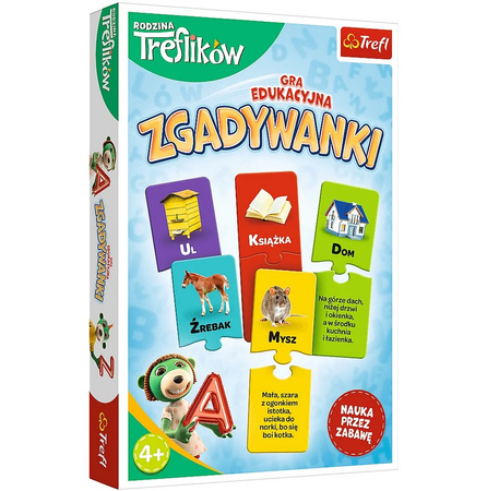 Gra Zagadkowy Alfabet Rodzina Treflików