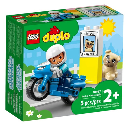 Motocykl policyjny Lego Duplo 10967