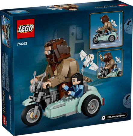 Lego 76443 Harry Potter Przejażdżka motocyklowa Hagrida i Harry’ego