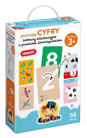 CzuCzu - Poznaję cyfry. Zabawy edukacyjne z pisakiem zmazywakiem