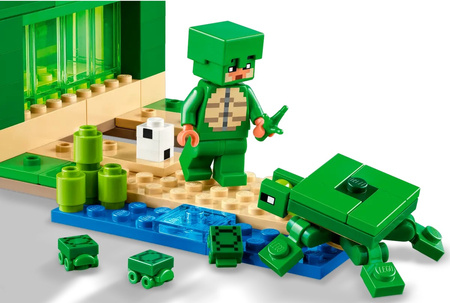 Lego 21254 Minecraft Domek na plaży żółwi