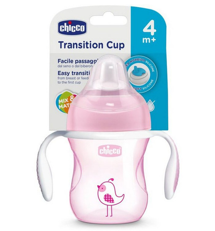 Chicco Kubek treningowy z miękkim ustnikiem 4 m+