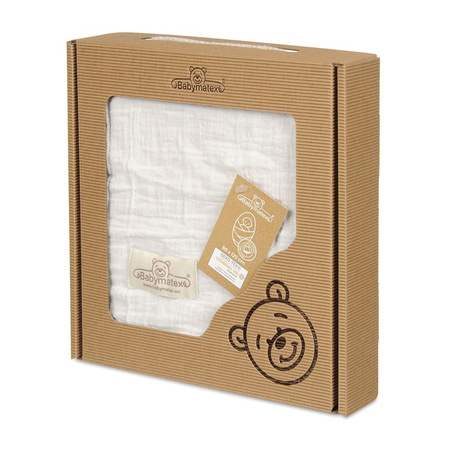 Babymatex Otulacz Muślin roz.80x120 Ciemno Szary