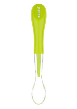 Akuku Łyżeczka silikonowa A0129, zielona